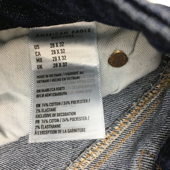 American Eagle Men's Jeans Slim Straight Leg Next Level AirFlex 28 x 32 - Picture 7 of 9